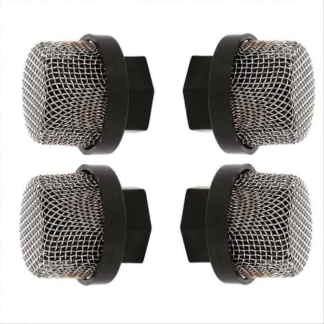 Lot de 4 filtres à crépine d'aspiration de tuyau 246385, maille (1/5)