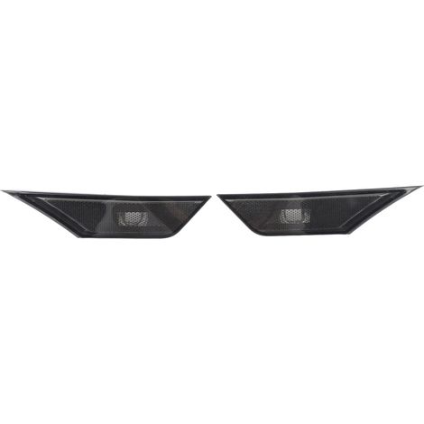 Couvercle de clignotants latéraux LED, 1 paire, 34300 TE H01, anti-rayures, boîtier de lampe gauche droite, noir fumé (1/5)