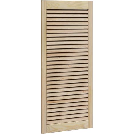 Maison Exclusive - Porta per Armadio Naturale 49,5 x 2,1 x 110 cm Pino massello