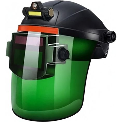 Irovami Casque de soudage à assombrissement automatique alimenté à l'énergie solaire (1/5)