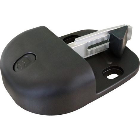 Store Menuiserie – Sabot automatique pour portail battant – Butée réversible inox – Adaptable 20 à 73 mm – Composite résistant à la corrosion – Fabrication France