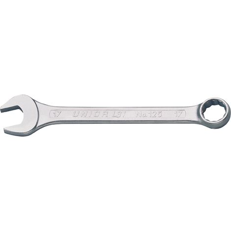 Unior CHIAVE COMBINATA FORCHETTA/POLIGONALE Art. 125/1  mm. 7x7 4.00 pz