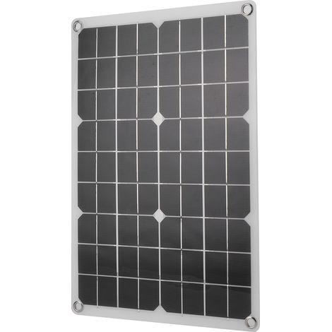 50-W-Falt-Solarpanel mit monokristalliner Zelle und zwei USB-Ladegeräten für Auto, Wohnmobil, Yacht und Outdoor-Ladegeräte (1/5)
