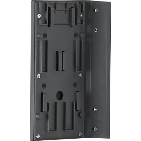 Servetto Wandhalterung passend zu Kleiderlift T3 - Halterung für begehbaren Kleiderschrank, Kunststoff anthrazit (1/5)