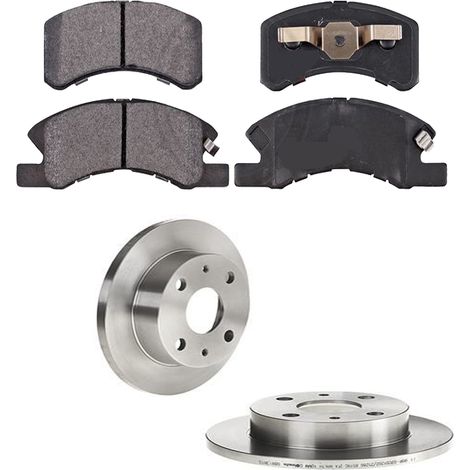 KIT FRENI ANTERIORI compatibile con MITSUBISHI MIRAGE VI TRE VOLUMI (A1A) - DISCHI + PASTIGLIE OEM: P 16 011 / 17075 , 18435 /SOSTITUZIONE DIRETTA/BASSA POLVERE/SILENZIOSO (1/5)