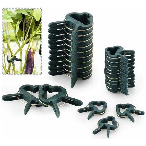 80 attaches réglables pour plantes, liens de jardin pour vignes et tomates, 40 grandes et 40 petites (1/4)