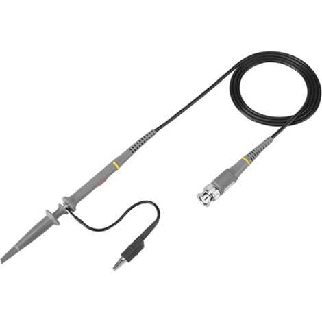 Kit de 2 sondes d'oscilloscope de précision BNC 100 MHz avec pince pour oscilloscope et câble de test commutable 1X/10X (1/5)