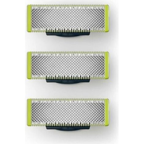 3 Ersatzklingen für Ihren Philips OneBlade Rasierer, (1/4)