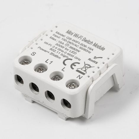 Mini Module Interrupteur Wifi 16A - SILAMP (1/2)