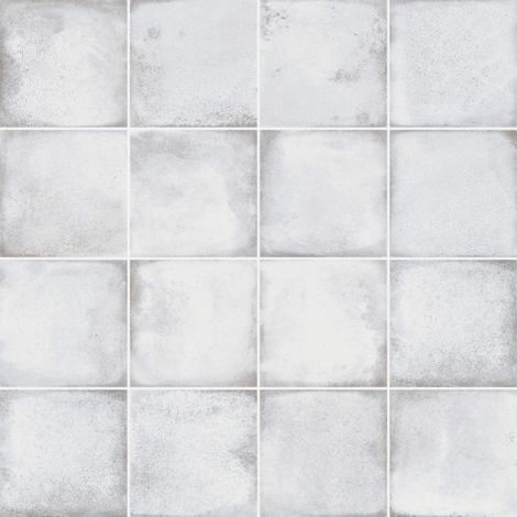 Carrelage effet Zellige Blanc 14,8x14,8x0,77 cm Orvian - Mur intérieur (vendu par carton de 0,57 m²) - RO'MA CARRELAGE
