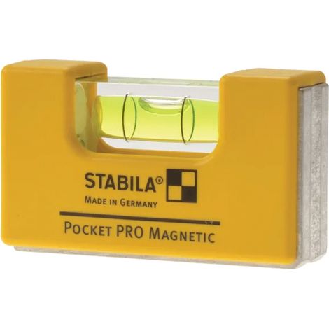 Stabila Pro Magnetic Pocket Level 179531 Vial Made in Germany STBPKTPRO (1/3)