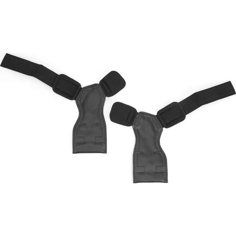 Gants D'Entraînement D'haltérophilie Protège-Mains Durables pour Tractions et Haltères pour Hommes et Femmes, Protège-Poignet Confortable pour Entraînement Intensif, Noir (1/4)