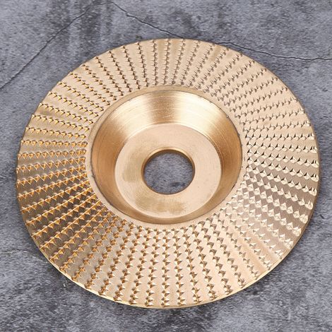 Fasen-Schnitzscheibe 100 mm Gold für Winkelschleifer, geeignet für Holz und nichtmetallische Werkstoffe (1/5)