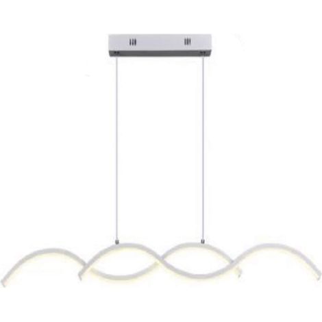 Lampadario led a sospensione 25 watt lampada twist bianco Luce Naturale 4000k (1/2)