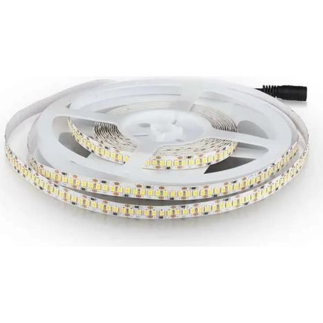 Tira LED V-TAC SMD2835 17W/m 5m 204 LED/m 12V Blanco Frío IP20 10mm