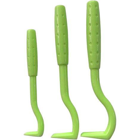 Northix Conjunto de 3 Extractores de Garrapatas Verdes Ergonómicos