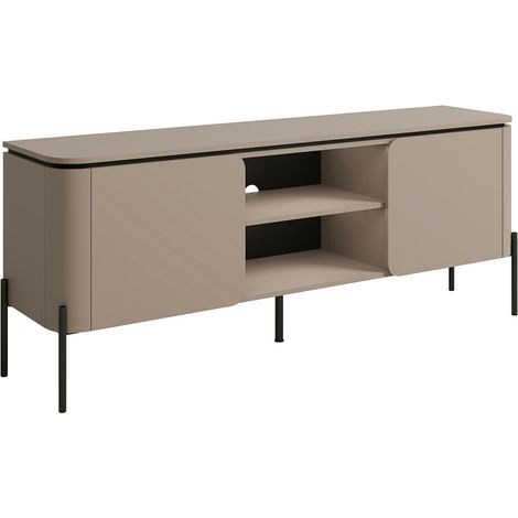 Mueble TV 2 puertas Junon Taupe 163 cm (1/5)