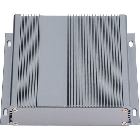Boîtier de jonction électrique intégré en alliage d'aluminium, 31 x 143 x 130 mm, gris mat (1/5)