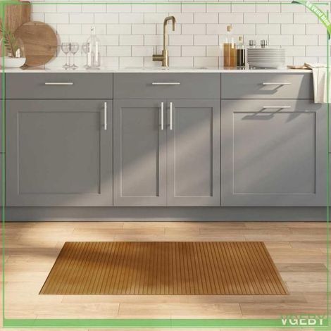 Tapis - FAFEISY - 376710 - Bambou naturel - 60x100 cm - Antidérapant (1/5)