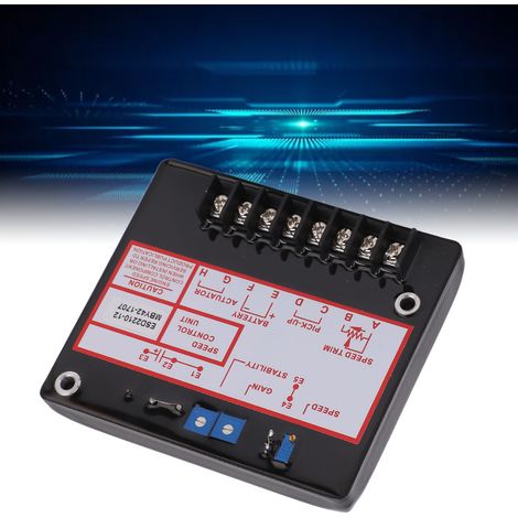 ESD2210-12 Drehzahlreglerplatine, Drehzahlregler für Stromaggregate, Drehzahlregelungsplatine, elektrische Steuerplatine, 12–24 V (1/5)