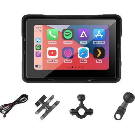 DVR de moto, CarPlay sans fil, Enregistrement à double objectif, MT00-NO DVR (1/2)