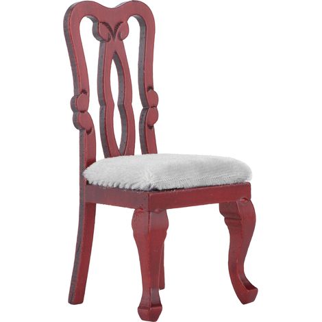 Chaise miniature à l'échelle 1:12 pour maison de poupée - Décoration de scène (1/5)
