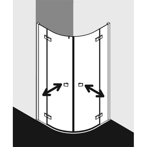 Kermi MEP5010020VPK Quart de cercle MENA P50 1000x (1/2)