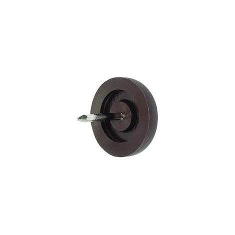Patin glisseur - Décor : Marron - Diamètre : 18 mm - ITAR (1/2)