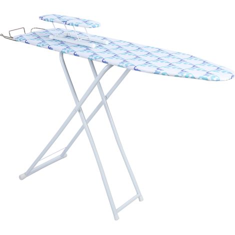 Bügelbrett, MINI-Bügelbrett, 107 x 78 x 30 cm, rutschfeste Füße, höhenverstellbar