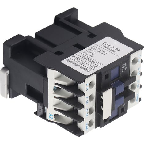 Bobine normalement ouverte de contacteur AC, utilisée pour la commande et l'indication de puissance du moteur, vis M5, 9 ampères, 50 Hz, AC 380 volts. (1/5)
