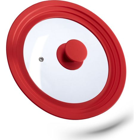 Tapa de olla 20 24 cm con borde de silicona (1/5)