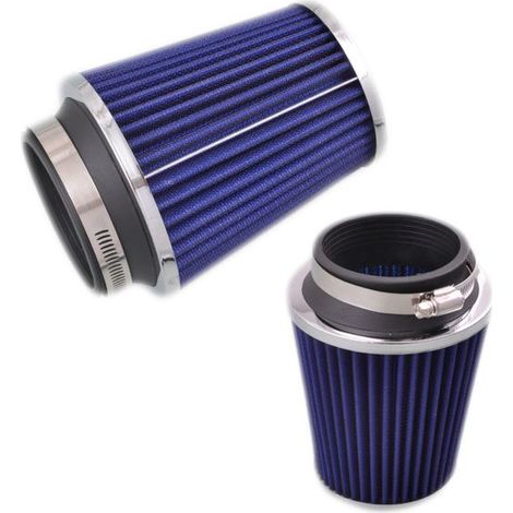 FILTRO ARIA AUTO ASPIRAZIONE UNIVERSALE SPORTIVO TUNING TUBO CONICO MORSETTO P