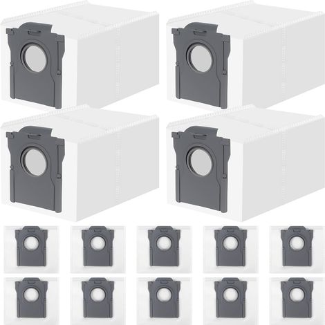 14 Staubsaugerbeutel, kompatibel mit Dreame L10 / L10S / L20 / X20 / X30 / X40 / X50 / L40 / L50 Ultra, Mova P10 / E30 / P50 / V50 Ultra, 3,2 Liter Fassungsvermögen, 4-lagiges Filtersystem (1/5)