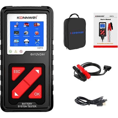 KONNWEI KW710 6V-24V Universal-Autobatterietester, elektronischer Relais-Tester, Diagnosegerät (1/5)