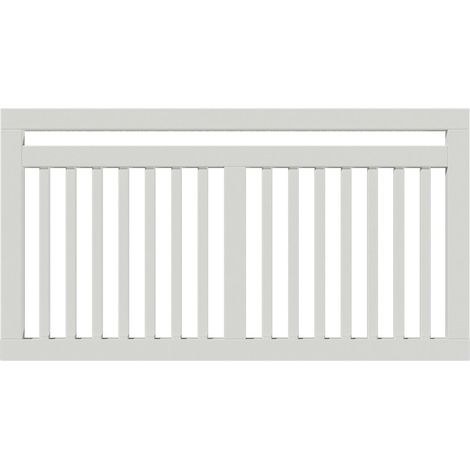 Plus Zaun Linea 150 x 80 cm RAL 9010 Weiß (1/3)