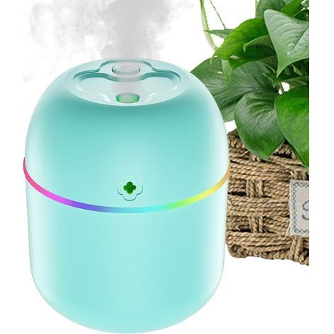 Humidificateur de bureau Humidificateur personnel 220 ml avec diffuseur USB Humidificateur de bureau à deux modes de diffusion Petit humidificateur silencieux (1/5)