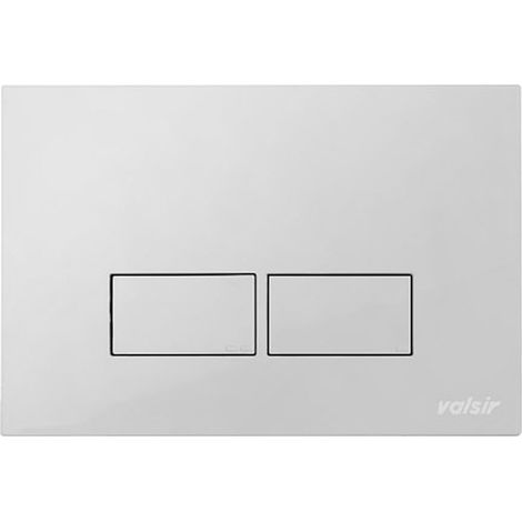 VALSIR Placca p3 cm2p abs 14,5 x 21,5 cromato satinato codice prod: VS0869237