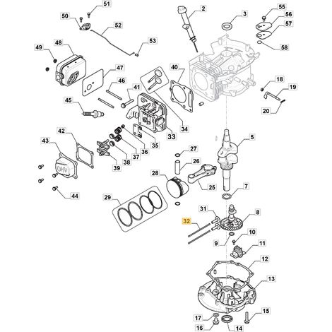 Aste di punteria ORIGINALE STIGA motore TRE224 trattorino tagliaerba 118551118/0