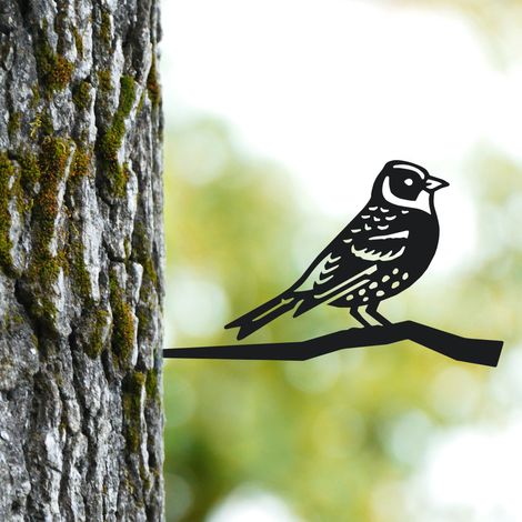 Piquet décoratif en fer forgé pour arbre / Décoration de jardin / Idée cadeau pour les ornithologues amateurs (1/5)