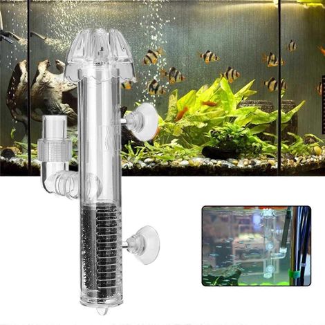 Écumeur de surface pour aquarium, filtre en acrylique transparent pour les huiles, les protéines et les poussières en suspension. (1/4)