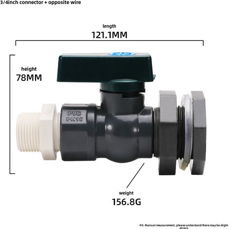 Amazon PVC-Regenwassereimer-Wasserhahn-Set mit Verteilerstück und Schlauchanschluss (3/4-Zoll-Regenwassereimer-Set + weißer Seidenschlauch)