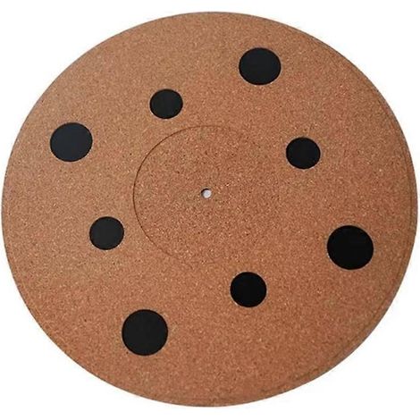 Cork Caoutchouc Disque Coussinet Platine Flat Mat pour Vinyle Lp-disque Lecteur pour Djs Help Reduce Noise Due Vers (1/5)