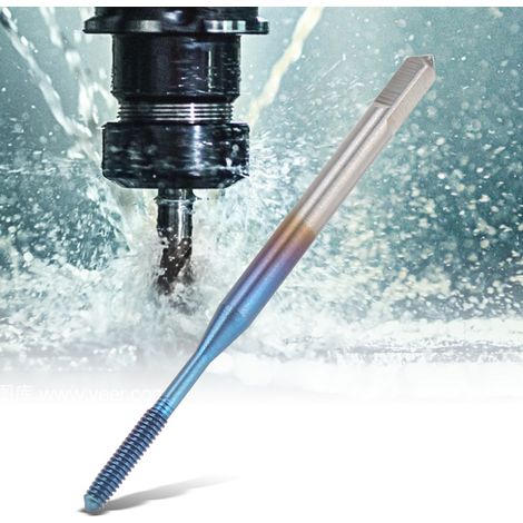 Outil de Taraudage Métrique M2 à Revêtement Nano Bleu pour Fabrication et Réparation (1/5)