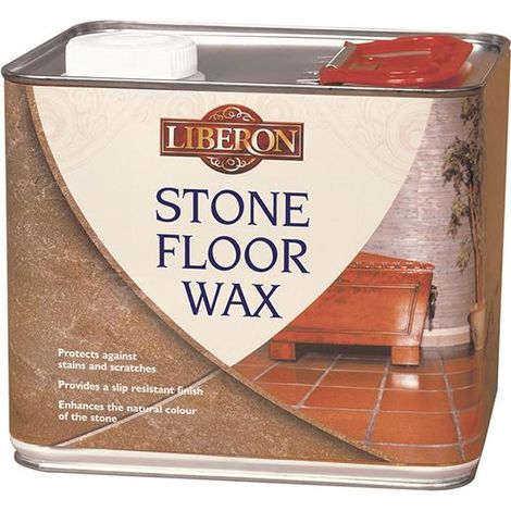 Liberon Stone Floor Wax - Protects, Nourishes and Enhances - 2.5 Litre