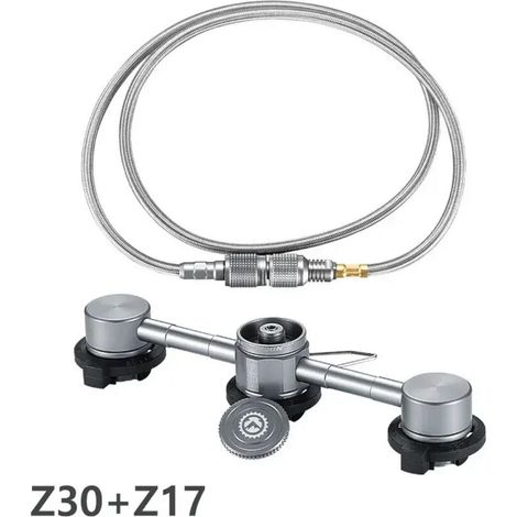 Adaptateur pour réchaud à gaz de camping 3 en 1, adaptateur butane, adaptateur de conversion de tête de cartouche de gaz, convertisseur butane en alliage d'aluminium pour réchauds de cuisine portables