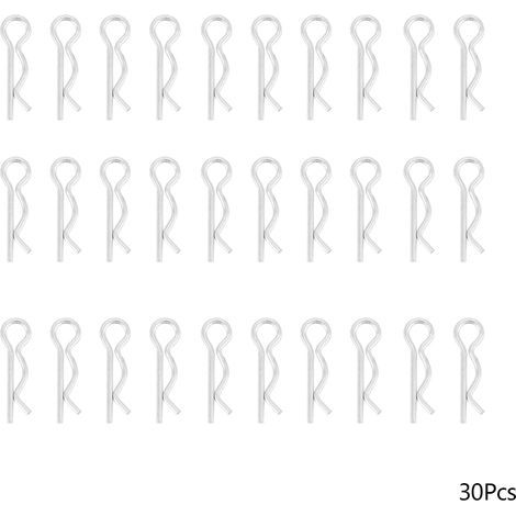 1.220mm R Type goupille fendue Clips goupilles de retenue galvanisées pinces à ressort épingle à cheveux (1/5)