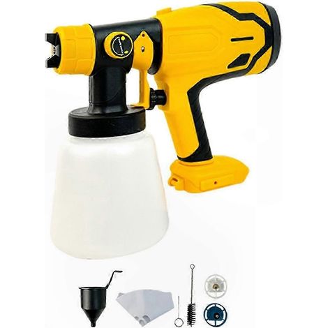 Cordless Paint Sprayer Kit for 18V 20V Batteries Automatic Electric Painting Tool Power Spray Gun (1/5)