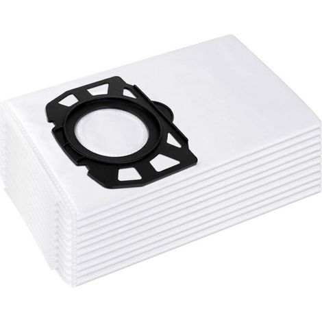 10 Staubsaugerbeutel für Kärcher 2.863-006.0 Vliesfilterbeutel 487 wd4 wd5 wd6 wd5p wd6p premium mv4 mv5 mv6 Filterbeutel für Nass- und Trockensauger aus Vliesstoff - Crezuo