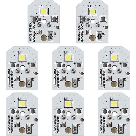 Ampoule LED pour réfrigérateur (lot de 8) WR55X11132 WR55X25754, compatible avec les ampoules LED pour réfrigérateur. (1/5)