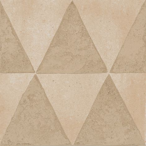 Carrelage Imitation Carreaux De Ciment 20x20 ART CRAFT Calce Triangoli (0,96m²) - Les Carreaux de Jean